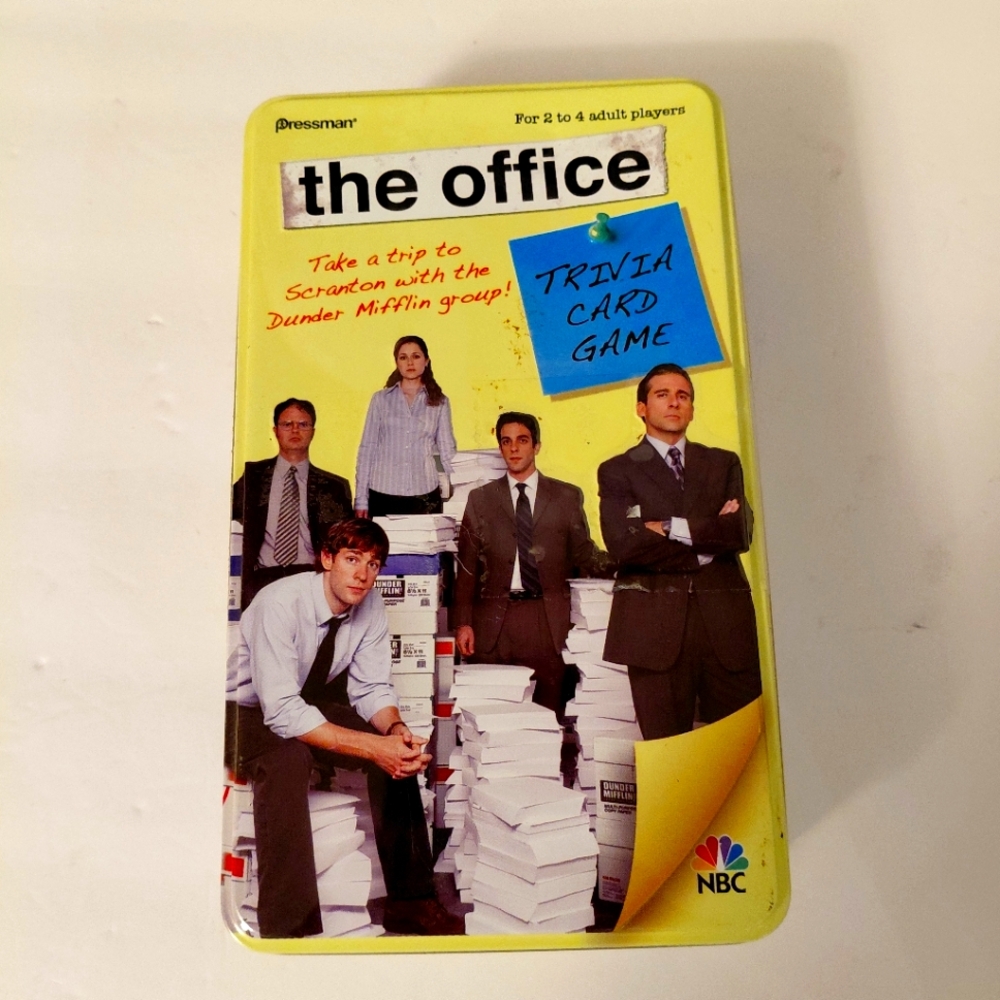 The Office Trivia Card Game - Yellow New In Box Excellent Condition